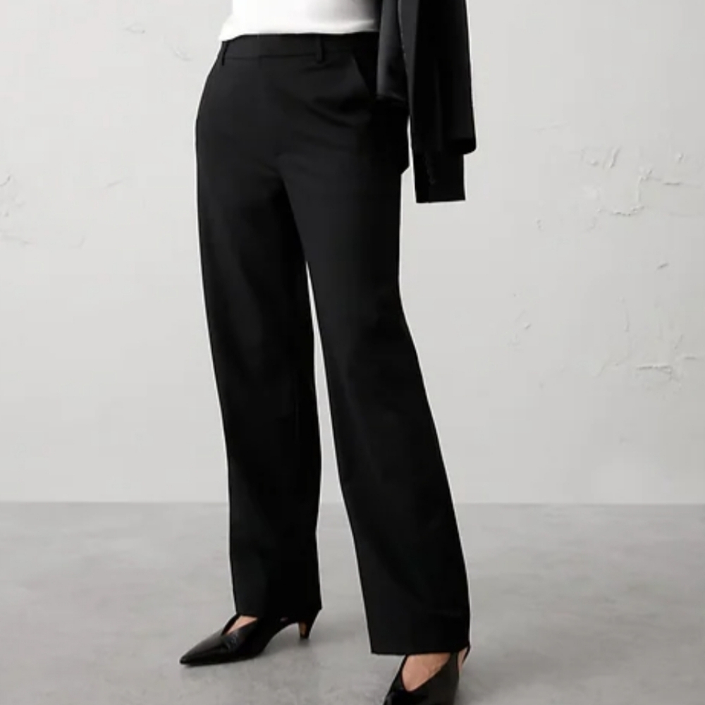 Banana Republic Black Wide Leg Pants